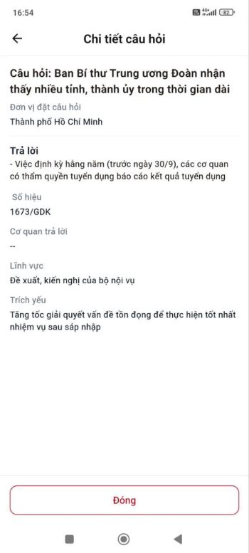 Cung cấp các câu hỏi – đáp liên quan