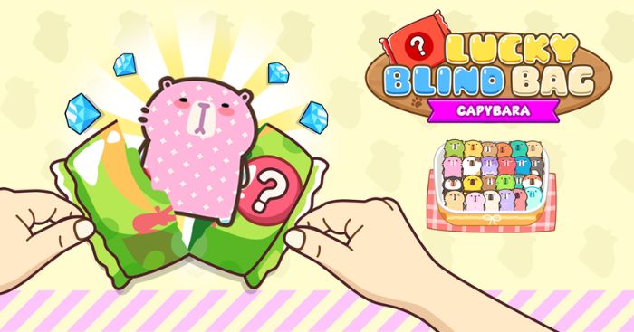 Lucky Blind Bag CapybaraGame mô phỏng xé túi mù chủ đề Capybara