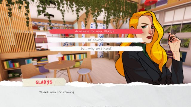 Lối chơi của Heart Flipper: A House Flipper Dating Sim theo phong cách Visual Novel hẹn hò