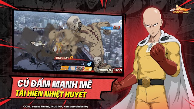 Thu thập các nhân vật yêu thích trong One Punch Man và thành lập đội mạnh nhất
