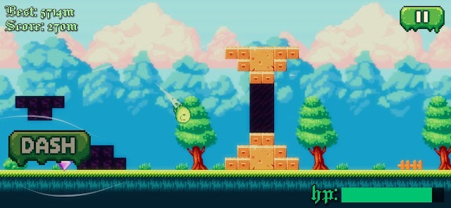 Phiêu lưu cùng chú slime nhỏ bé nhưng dũng cảm trong game SlimyLeap