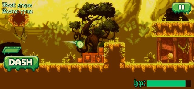 Slime đi qua nhiều khung cảnh mới, như đồng cỏ xanh mát, rừng rậm và núi non hiểm trở