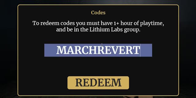 Để mở khóa tính năng đổi code, bạn cần chơi game ít nhất 1 tiếng