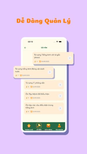 Dễ dàng quản lý