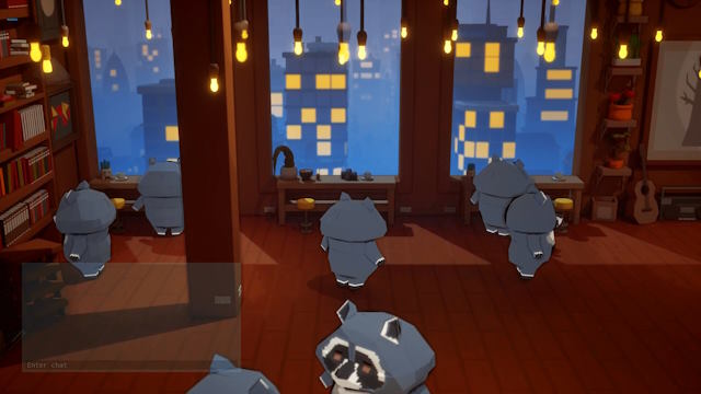 Tận hưởng không gian quán cà phê ảo cùng những người khác