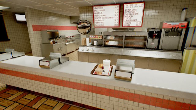 Vào vai nhân viên làm ca đêm trong game kinh dị It's Always Happy at Chubby's