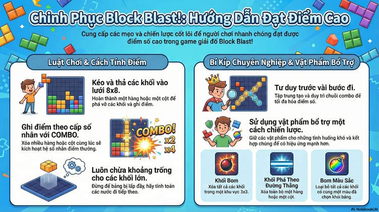 Cách chơi game Block Blast!