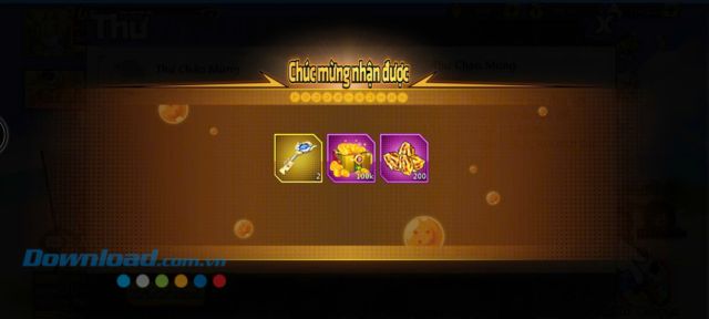 Ấn vào màn hình để nhận quà