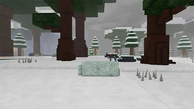 Đèn Giáng Sinh chỉ được sử dụng trong North Pole Biome