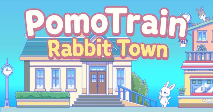 PomoTrain: Rabbit TownGame lái tàu qua thị trấn thỏ cute