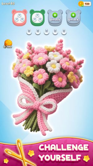 Lối chơi xếp len 3D thư giãn, dễ tiếp cận