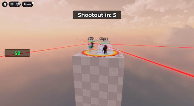 Tất cả kẻ thù đều bị ẩn và bạn buộc phải bắn trúng họ