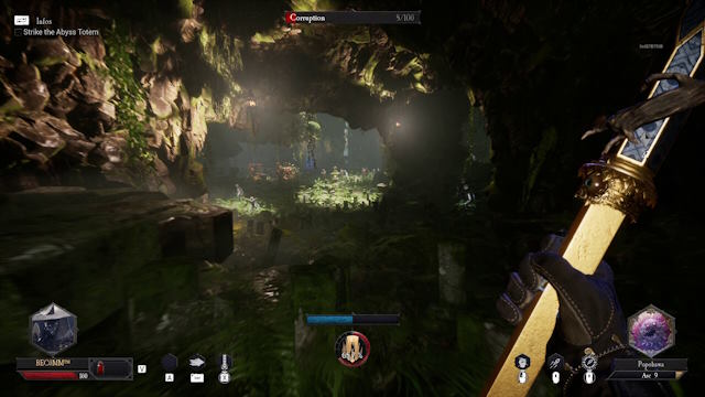 Trọng tâm gameplay nằm ở hệ thống vũ khí Living Daimon