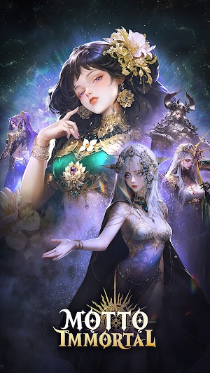 Motto Immortal lấy bối cảnh giả tưởng đen tối, nơi các thần thoại cổ đại xung đột trong một thế giới bị tha hóa bởi sức mạnh bí ẩn 