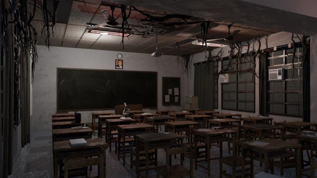 Du hành qua nhiều khu vực 3D được thiết kế rùng rợn