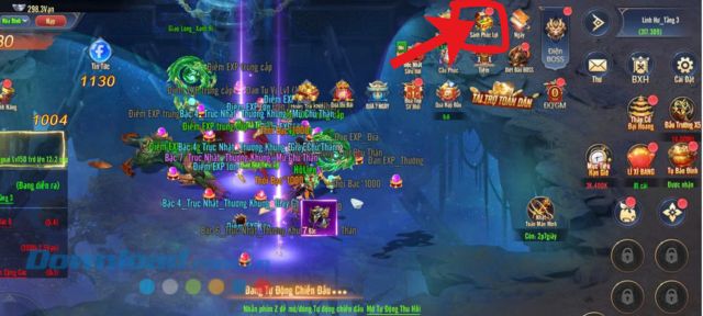 Ấn vào mục Sảnh phúc lợi