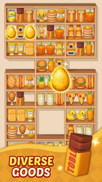 Khám phá hàng hóa hiếm trong trò chơi sắp xếp