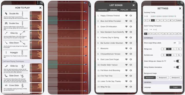 Đây là công cụ hỗ trợ học tập và luyện tập cho người đang học đàn tranh
