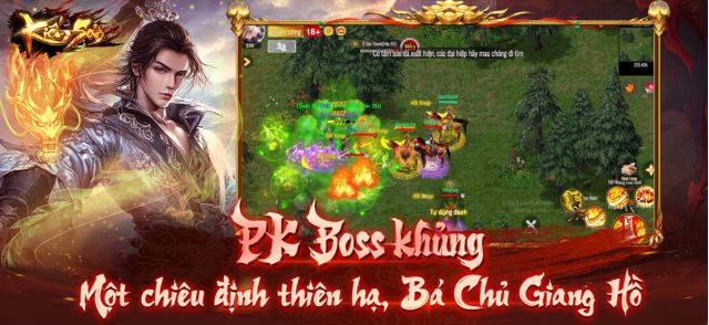 PK boss khủng, một chiêu định thiên hạ, bá chủ giang hồ
