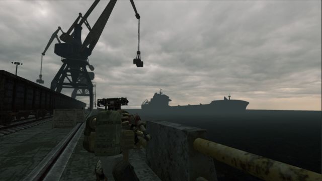 Điều khiển robot hình người bắn súng và sống sót trong thế giới hậu tận thế đổ nát