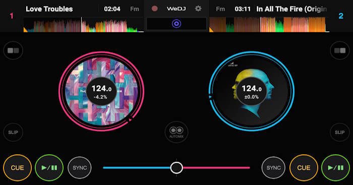 WeDJỨng dụng DJ chuyên nghiệp trên PC