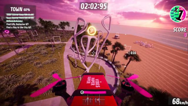 Điều khiển drone chinh phục các bản đồ đa dạng trong Drone District game