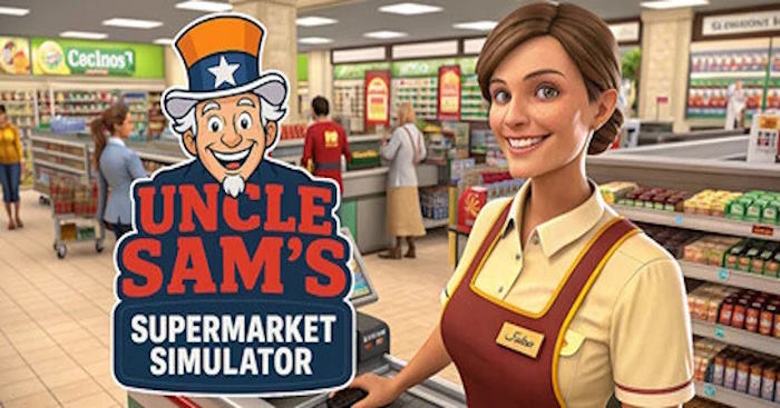 Uncle Sam's Supermarket SimulatorEarly AccessGame mô phỏng quản lý siêu thị chân thực