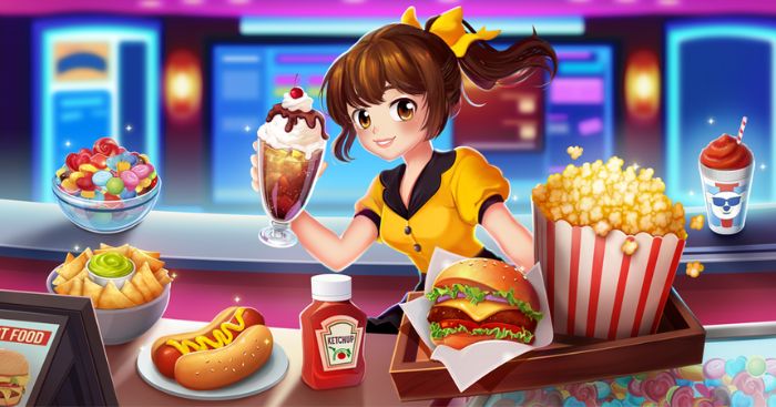 Cinema Panic 3: Cooking GameGame mô phỏng, điều hành kinh doanh rạp chiếu phim