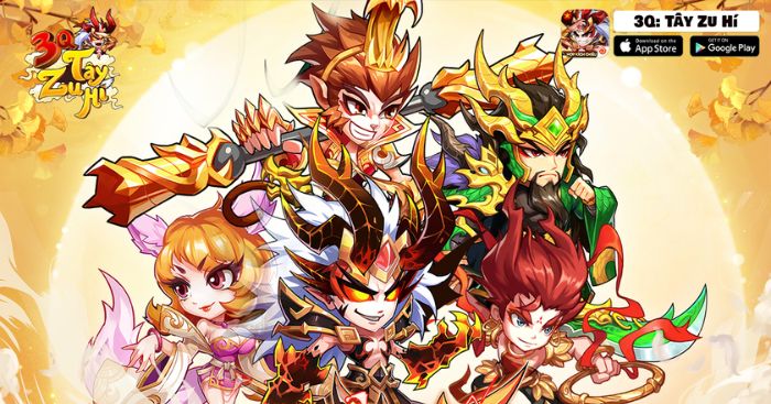 3Q: Tây Zu HíGame đấu tướng, chiến thuật tạo hình chibi ngộ nghĩnh