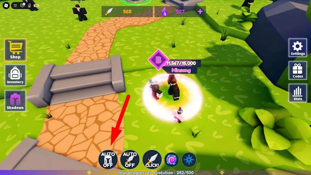 Gamepass Shadow Auto Attack miễn phí