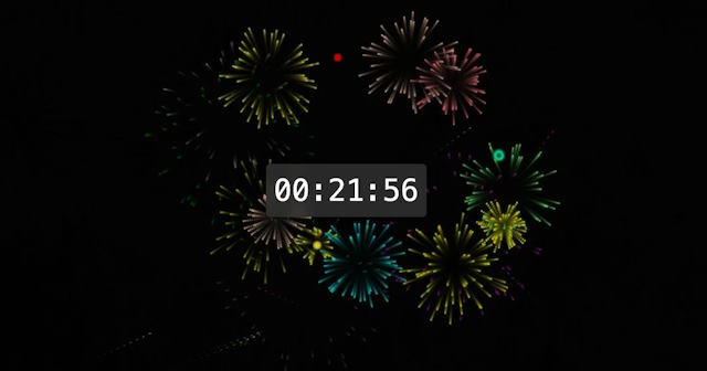 Free Fireworks giúp bạn vừa đếm ngược đến năm mới, vừa tự do bắn pháo hoa