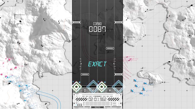 Mỗi bản nhạc hỗ trợ ba kiểu bố cục (2 phím, 4 phím, 6 phím)