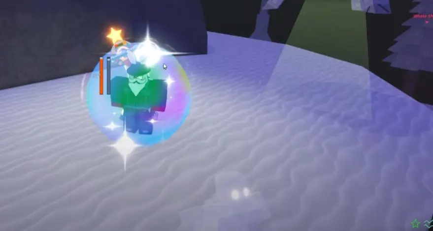 Trò chuyện với con ma trắng trong Fisch