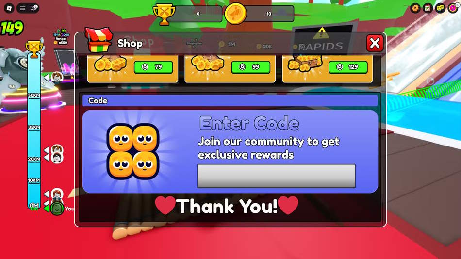 Màn hình đổi code Kayak and Surf