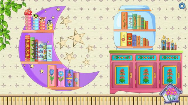 Sắp xếp đồ đạc vào đúng vị trí của chúng và xem bức tranh dần hiện ra