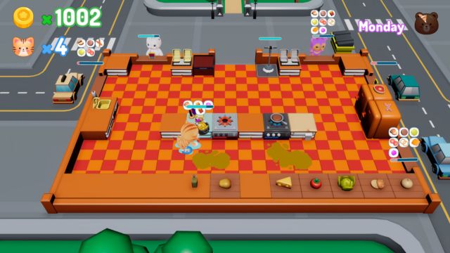 Cùng Kitty sơ chế nguyên liệu, nấu ăn và phục vụ những vị khách thiếu kiên nhẫn