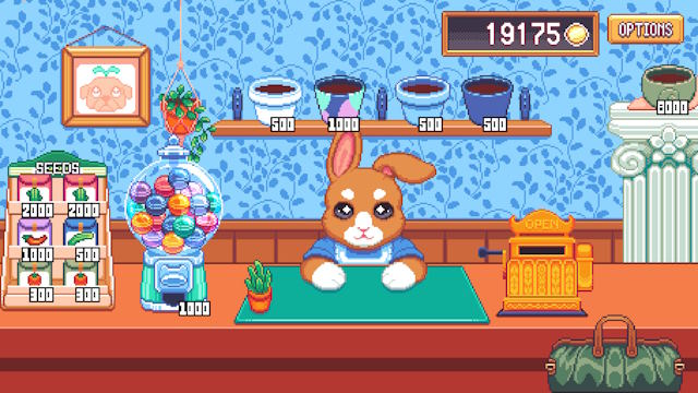 Trang trí nhà kính bằng nhiều vật phẩm và đồ trang trí