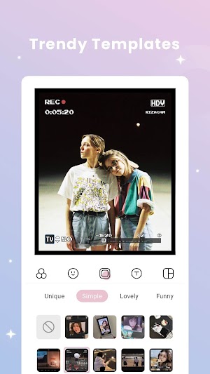 Lựa chọn template trendy