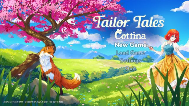 Tailor Tales Cottina là game otome nông trại ấm cúng xoay quanh câu chuyện tình yêu của thợ may