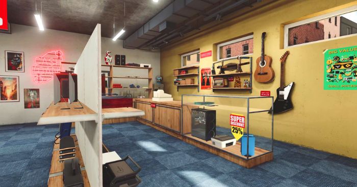 Salvage Shop SimulatorGame quản lý cửa hàng đồ cũ