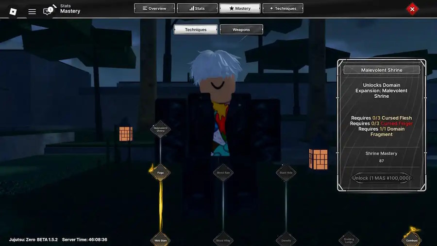 Cách lấy ngón tay nguyền rủa trong Jujutsu Zero