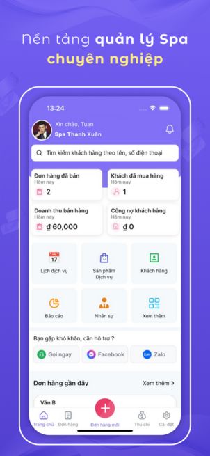 Quản lý spa chuyên nghiệp