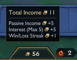 Thu nhập trong Đấu trường chân lý