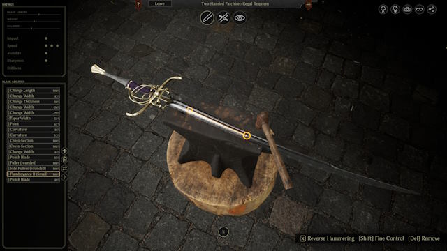 Bladesong là game mô phỏng chế tạo kiếm chuyên sâu