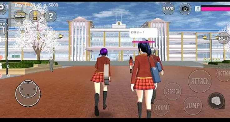 Chơi game Sakura School Simulator