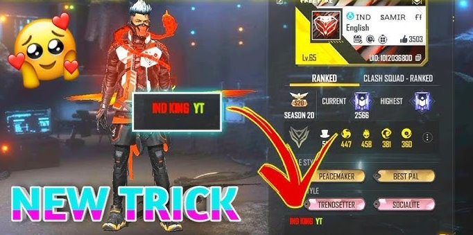 Viết tên có màu trong game Free Fire