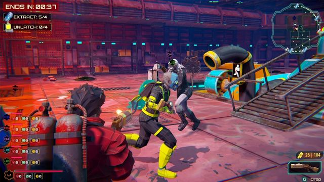 Hợp tác nhóm tối đa 6 người trong khi chơi Scrap Daddy