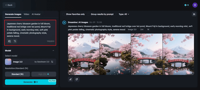 Viết mô tả hình ảnh bạn mong muốn