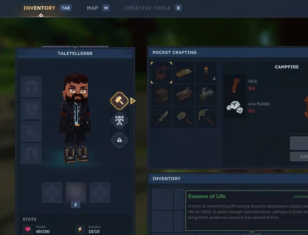 Kho đồ trong Hytale