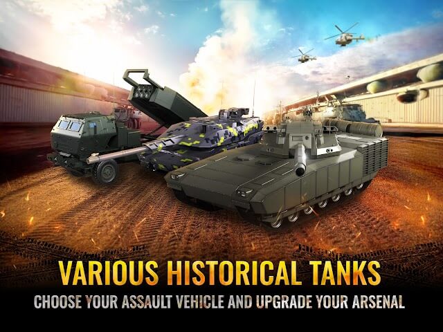 Chơi cùng những chiếc xe tăng lịch sử trong game Armored Frontline: Warzone